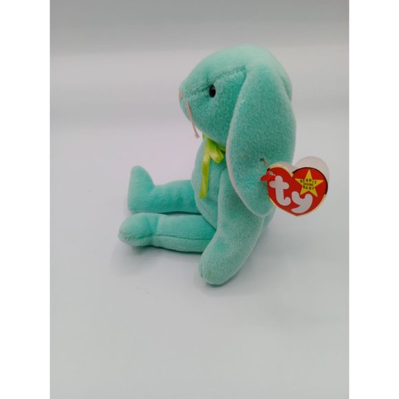 1996 Hippity the Rabbit, good condition, pvc Pellets, light green, - Picture 2 of 9